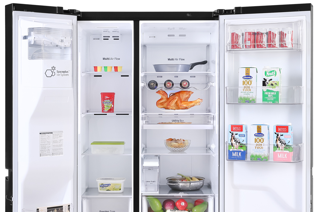 Tủ lạnh SideBySide Inverter LG GR-D247MC (601L) - Hàng chính hãng - Giao HCM và 1 số tỉnh thành