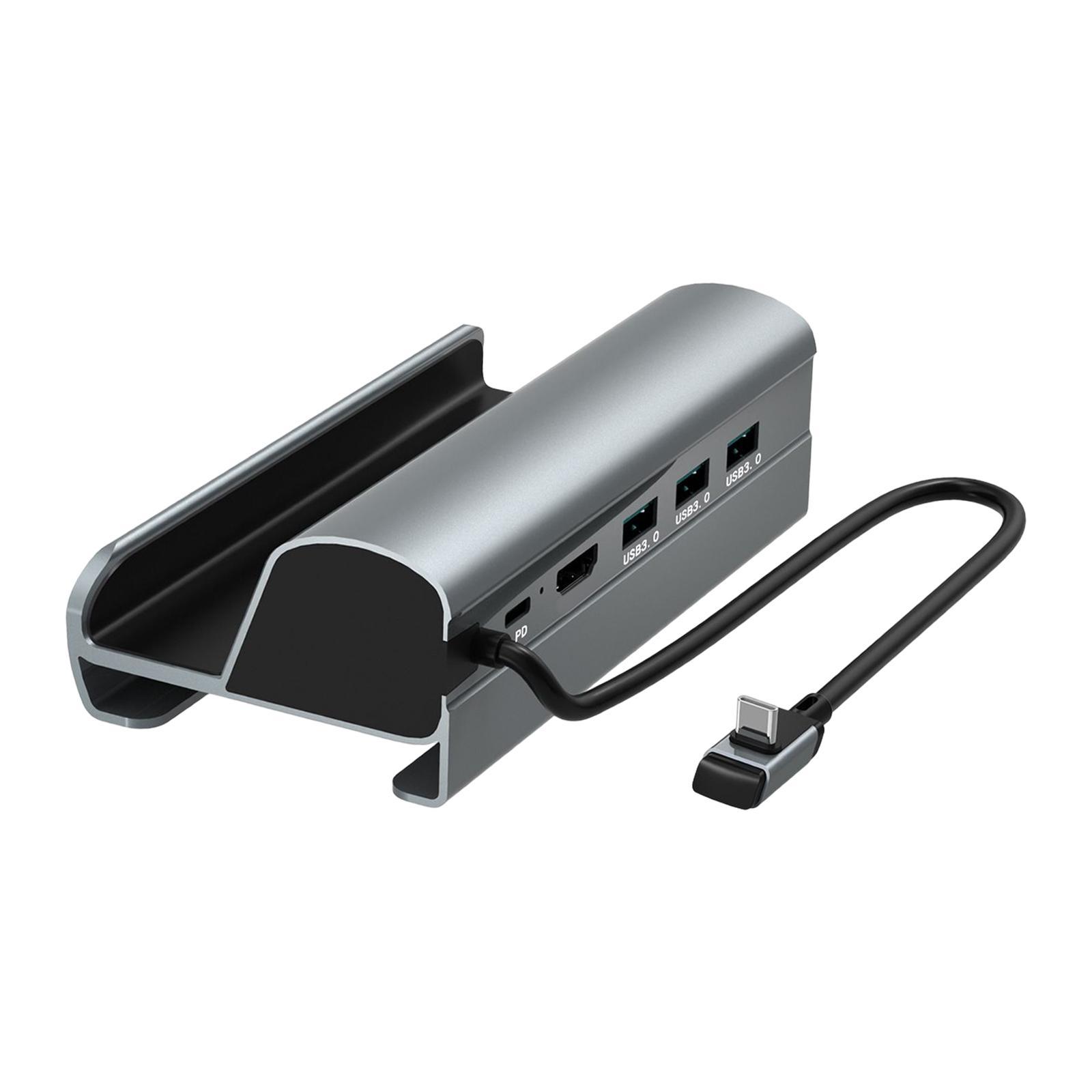 6 in 1 Docking Station Portable Multifunctional USB C Hub for Phone Keyboard