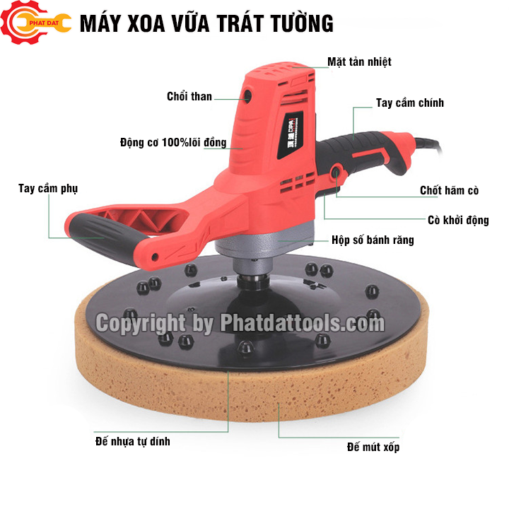 Máy xoa vữa trát tường MB-380