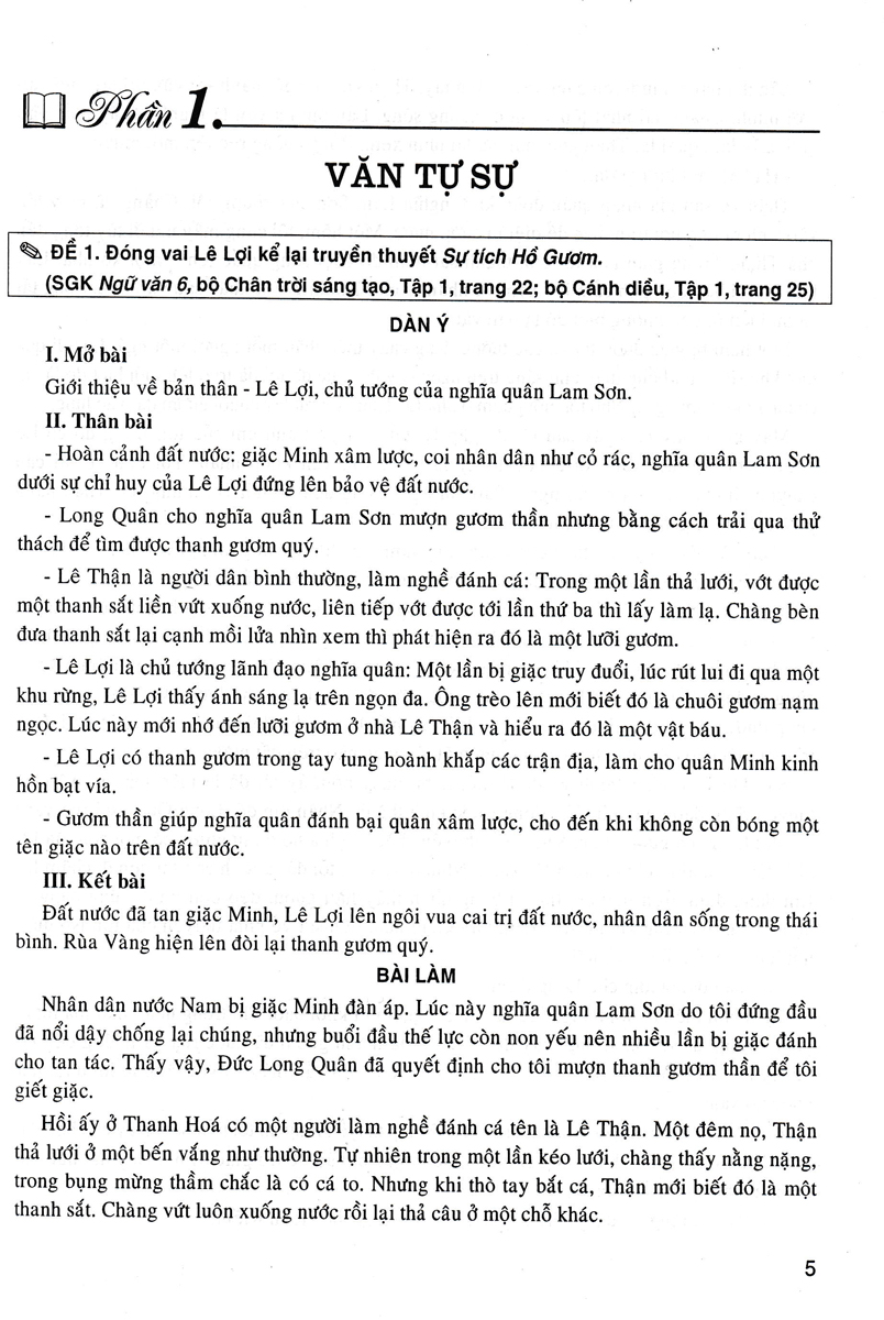 Sách tham khảo- 270 ĐỀ VÀ BÀI VĂN HAY LỚP 6 _HA