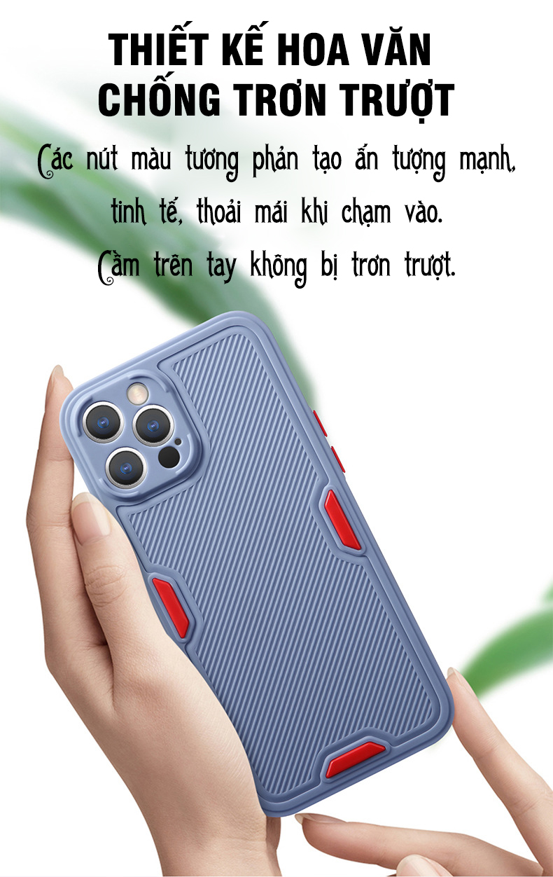 Ốp lưng chống sốc phong cách mới dành cho iPhone 11 / 12 / 11 Pro / 12 Pro / 11 Pro Max / 12 Pro Max - Hàng chính hãng