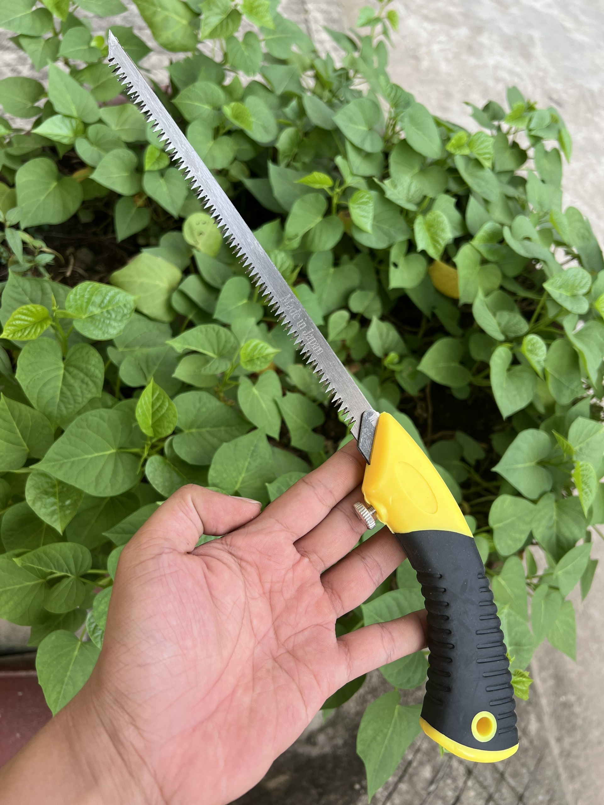 Cưa Cầm Tay Mini Cán Nhựa TPR Cao Cấp , Chuyên Cưa Cây Bonsai, Cành Cây