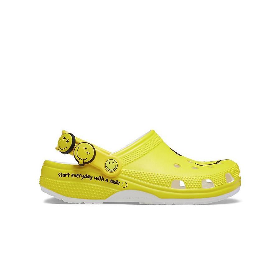 Giày unisex CROCS Classic Clog Smiley 2 - 207122-94S