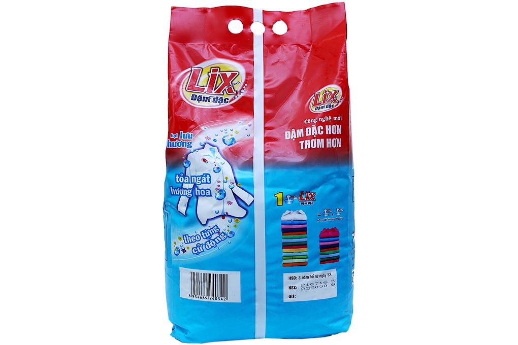 Bột Giặt LIX Đậm Đặc Tẩy sạch Vết Bẩn Mạnh gấp 2 lần 6Kg