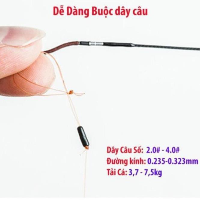 Dây trục câu đài buộc sẵn đầy đủ các kích thước, cước câu, DC-3