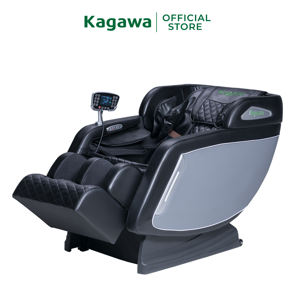 Ghế massage toàn thân Kagawa K8 giúp thư giãn thoải mái, hỗ trợ giảm đau xương khớp, giảm stress