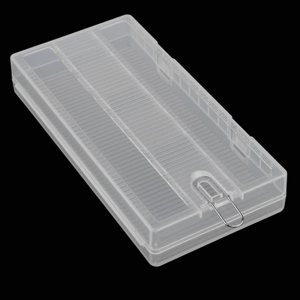 Transparent Battery Organizer Storage Case Holder Box For 18650 Batteries