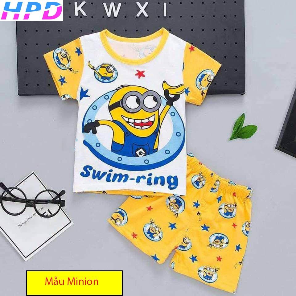 Đồ bộ cho bé chất cotton cực đẹp mẫu rằn ri