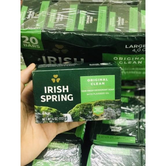 Lốc 20 cục Xà bông cục Irish Spring Feel Clean And Fresh 2.26kg  ( không xuất hóa đơn đỏ )