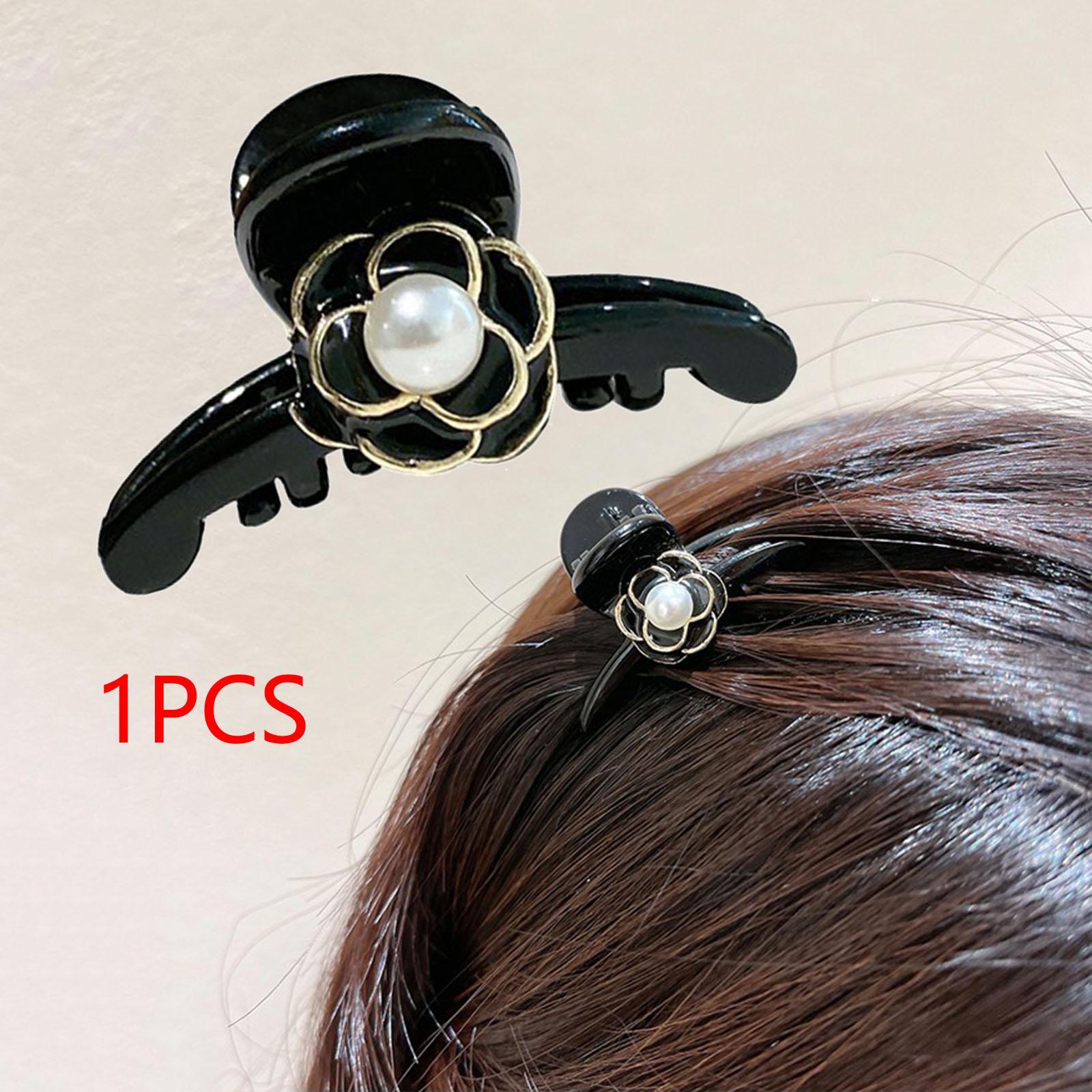 Camellia Pearl Hair Daily for Women Girls Washface Party Barrettes