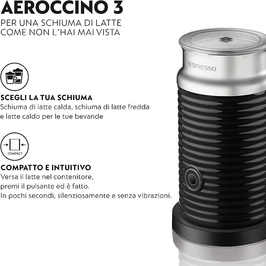 Bình Đánh Sữa Nespresso Aeroccino3, Máy Tạo Bọt Cà Phê, Nhập Đức, BH 12 tháng
