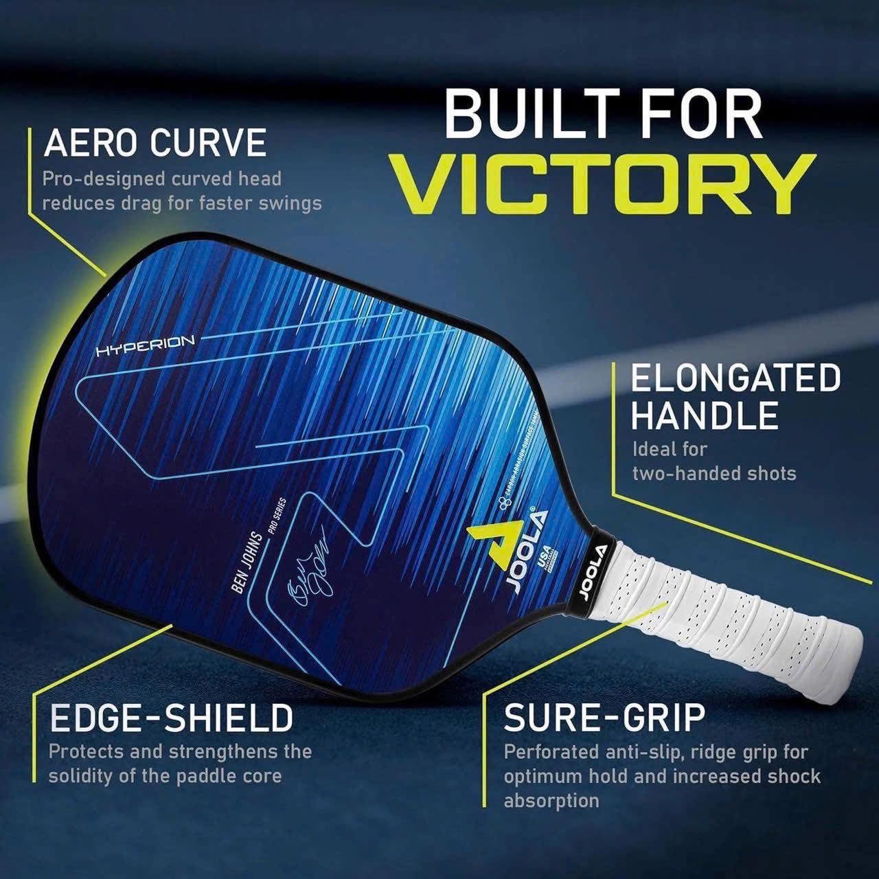 SIÊU VỢT PICKLEBALL JOOLA HYPERION CAS 16mm (1 cái) hàng chính hãng