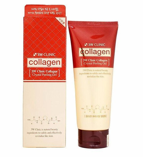 Gel Tẩy Tế Bào Chết 3W Clinic Collagen Crystal Peeling Gel 180ml