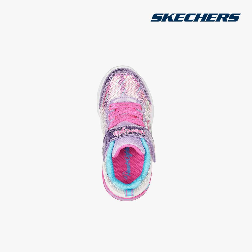 SKECHERS - Giày sneakers bé gái cổ thấp Sweetheart Lights 302313N