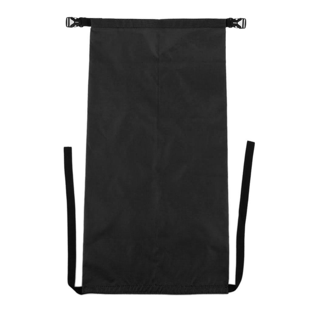 3 Pieces Outdoor Waterproof Dry Bags Storage Stuff Sack - 3 Sizes Black