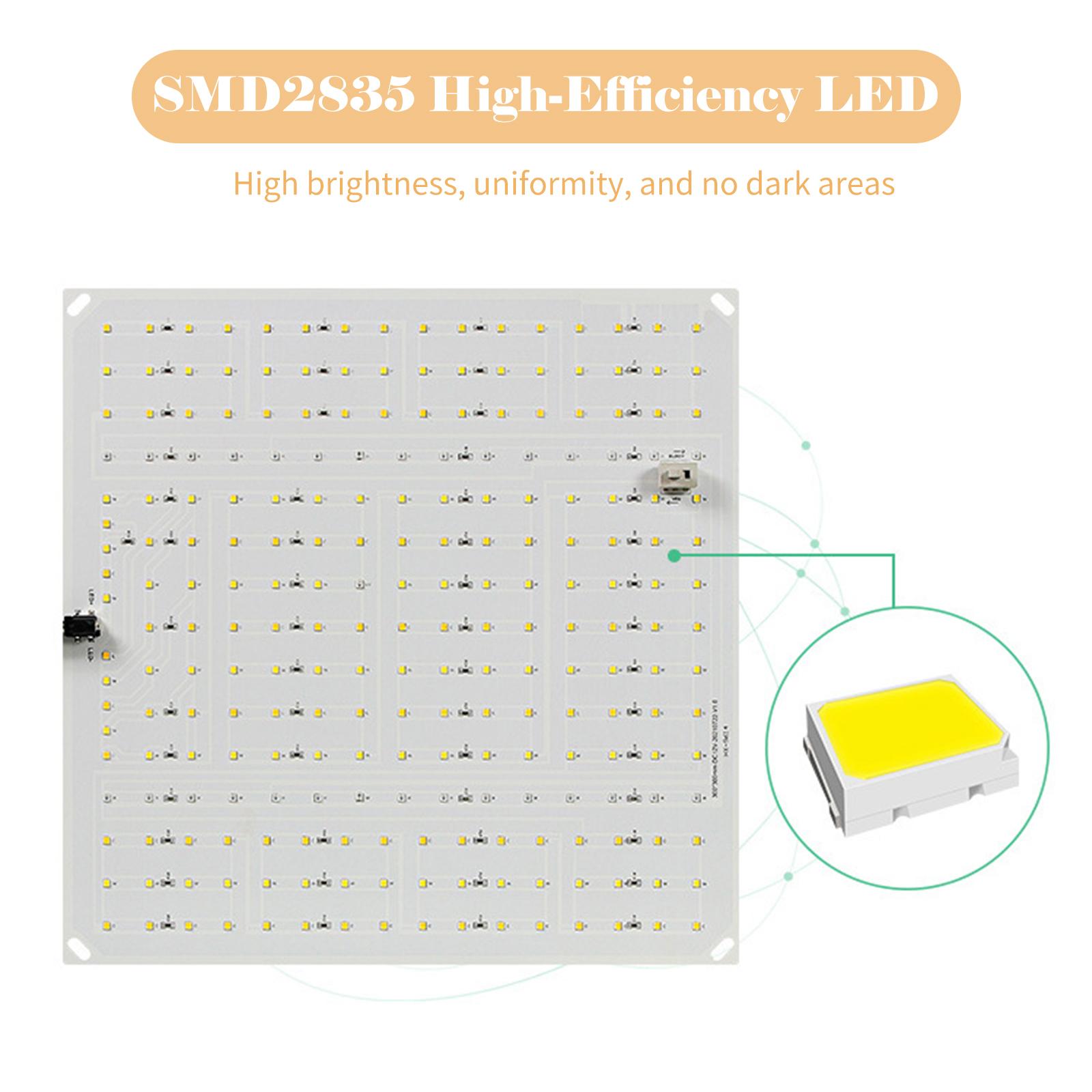 Bảng Đèn Led Kích Thích Tăng Trưởng Cho Cây Trồng Smd2835 ĐèN Quang HợP TrồNg CâY Trong Nhà