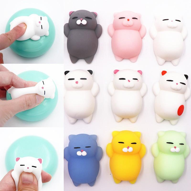 Squishy mochi dễ thương giải trí xả stress, mềm bóp đã-Squishy Mochi Hình Thú Dễ Thương
