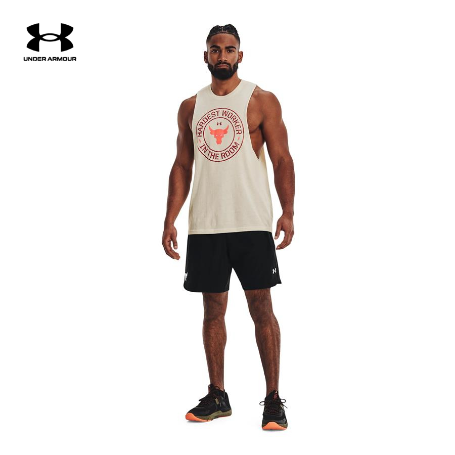 Áo ba lỗ thể thao nam Under Armour PJT RK HARDEST WORKER TNK - 1370492-279