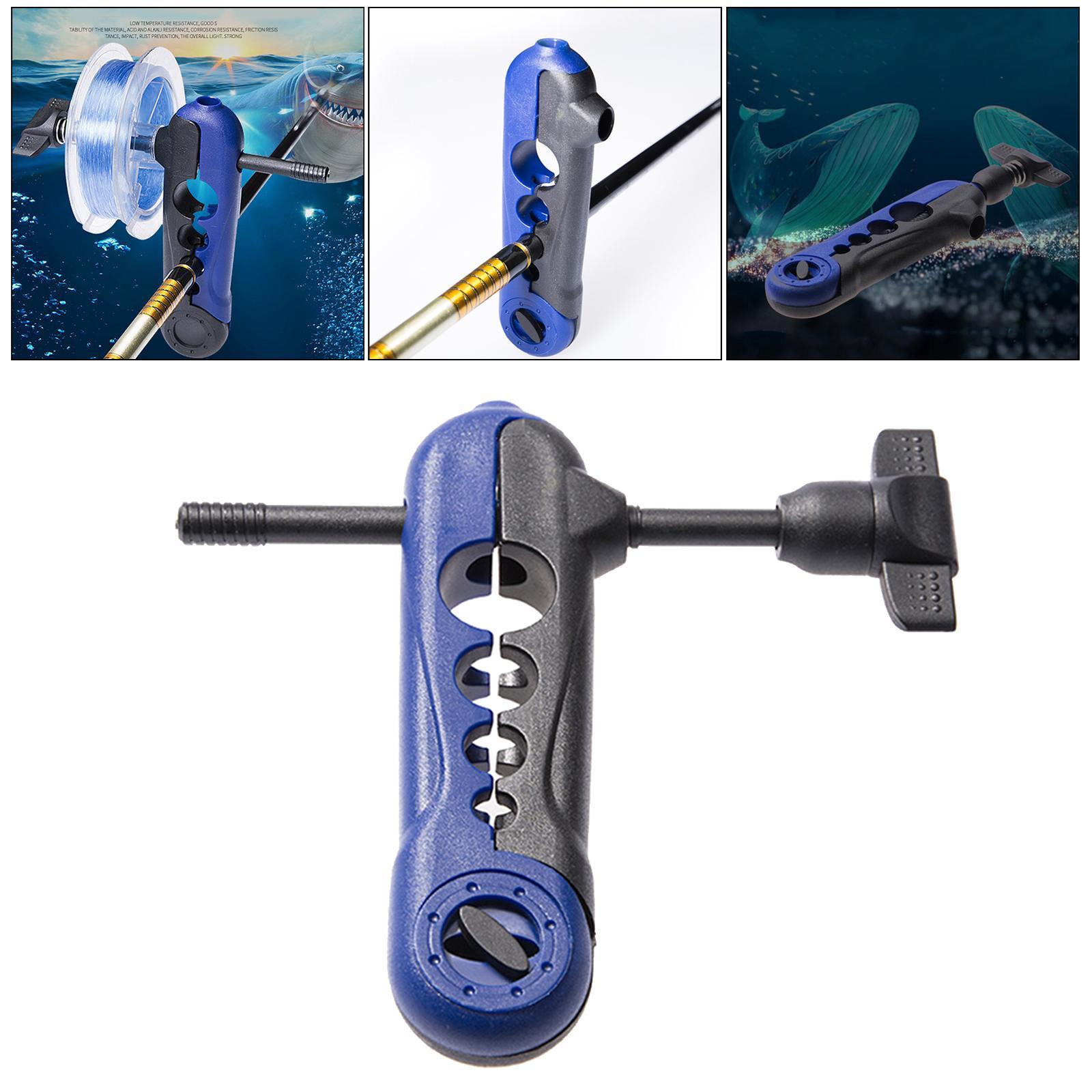 Portable Universal Fishing Line Spooler Adjustable Tool for Various Size Rod