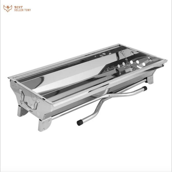 Lò nướng than INOX BBQ STARK dã ngoại cao cấp