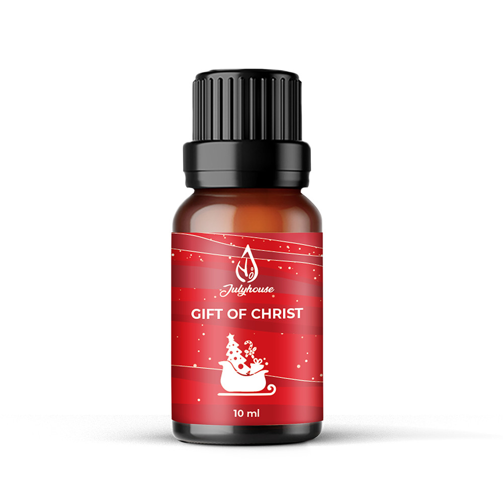 Tinh dầu Gift of Christ 10ml JULYHOUSE kết hợp tinh dầu Nhũ Hường và tinh dầu Cam - món quà Noel ngọt ngào giúp thư giãn, giảm căng thẳng hiệu quả