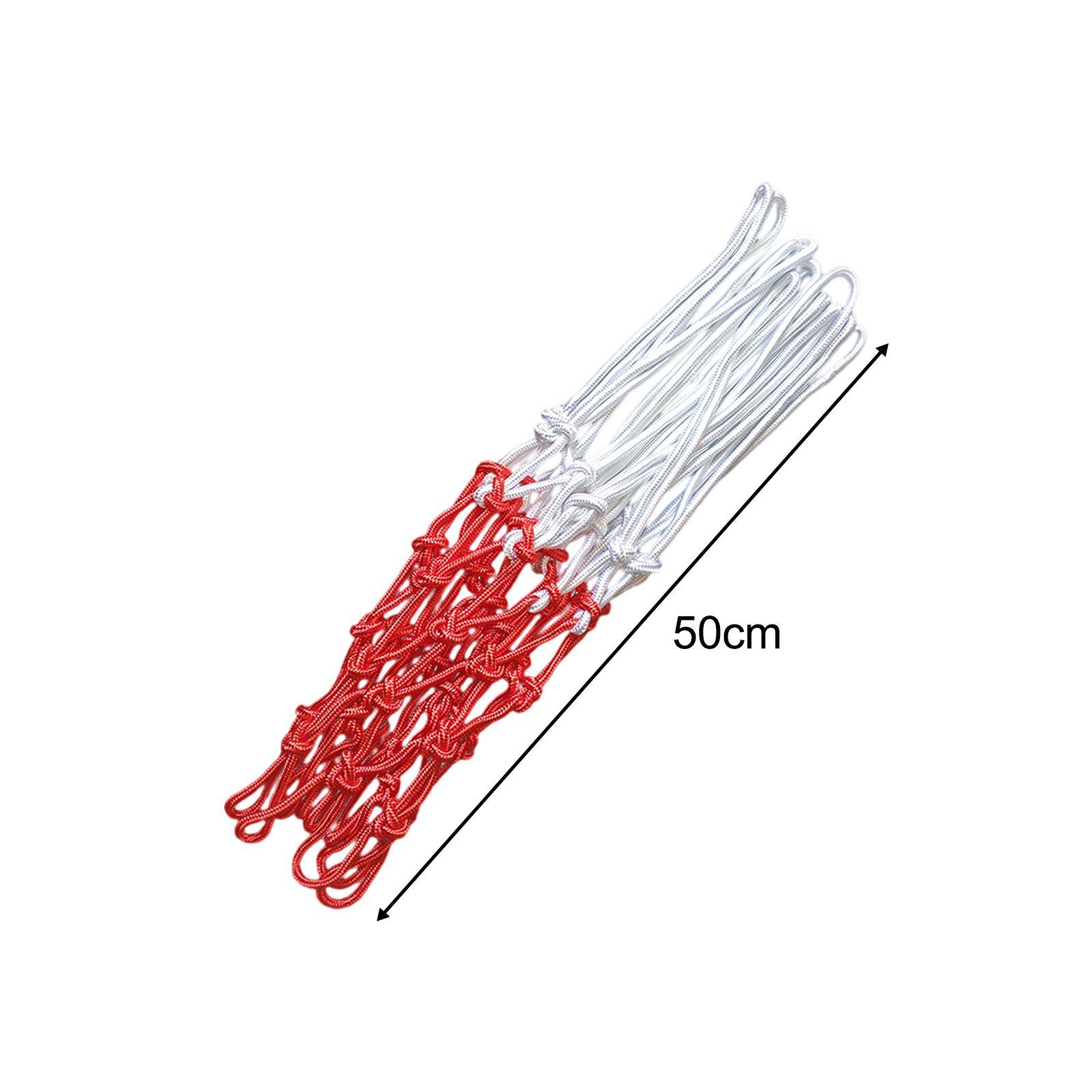 Basketball Nets Sun Protective Rainproof Net Mesh Backboard Components Basketball Rim Nets Replacement Sports Basketball Hoop 12 Loops Rim