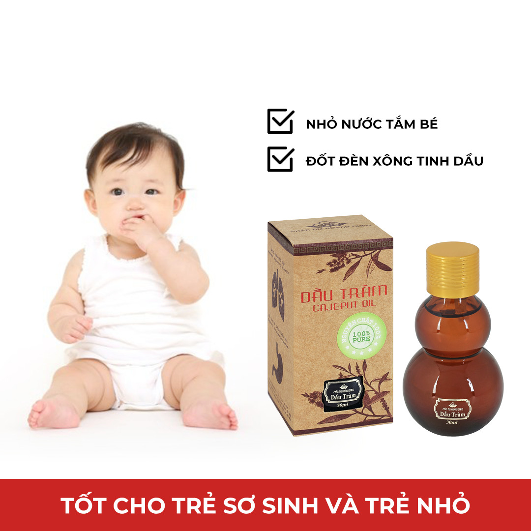 Tinh Dầu Tràm Nguyên Chất 100% Phấn Nụ Hoàng Cung 30ml/100ml.