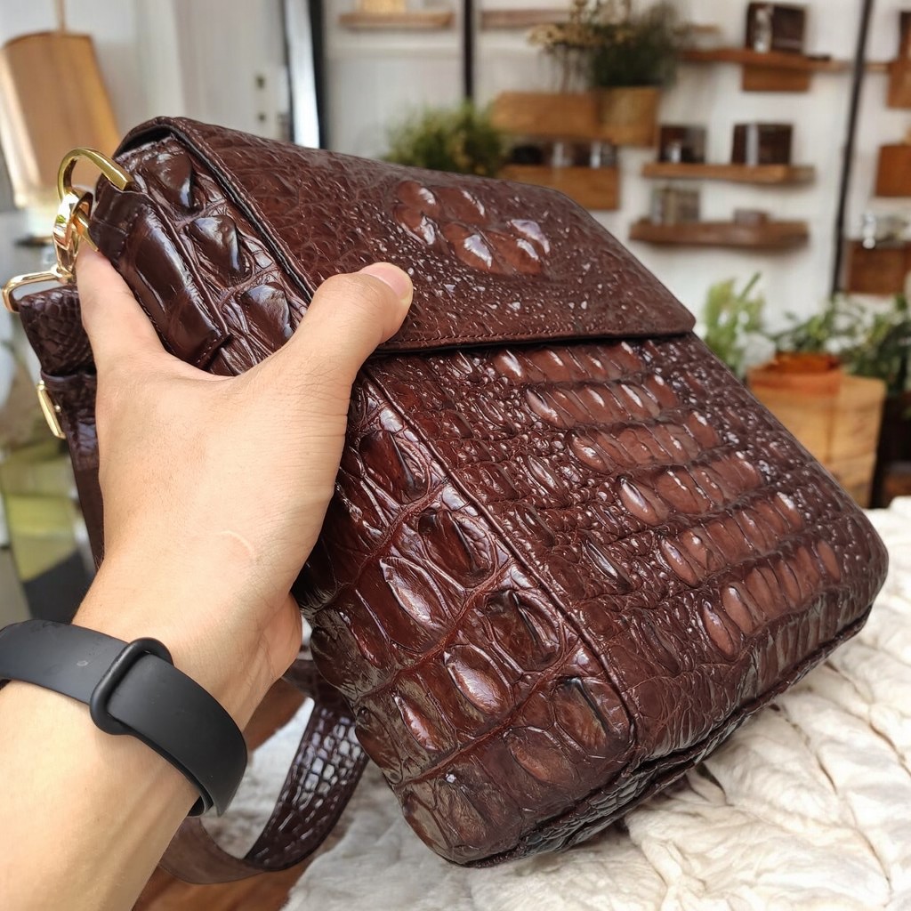 Túi đeo chéo nam DA CÁ SẤU SANG TRỌNG