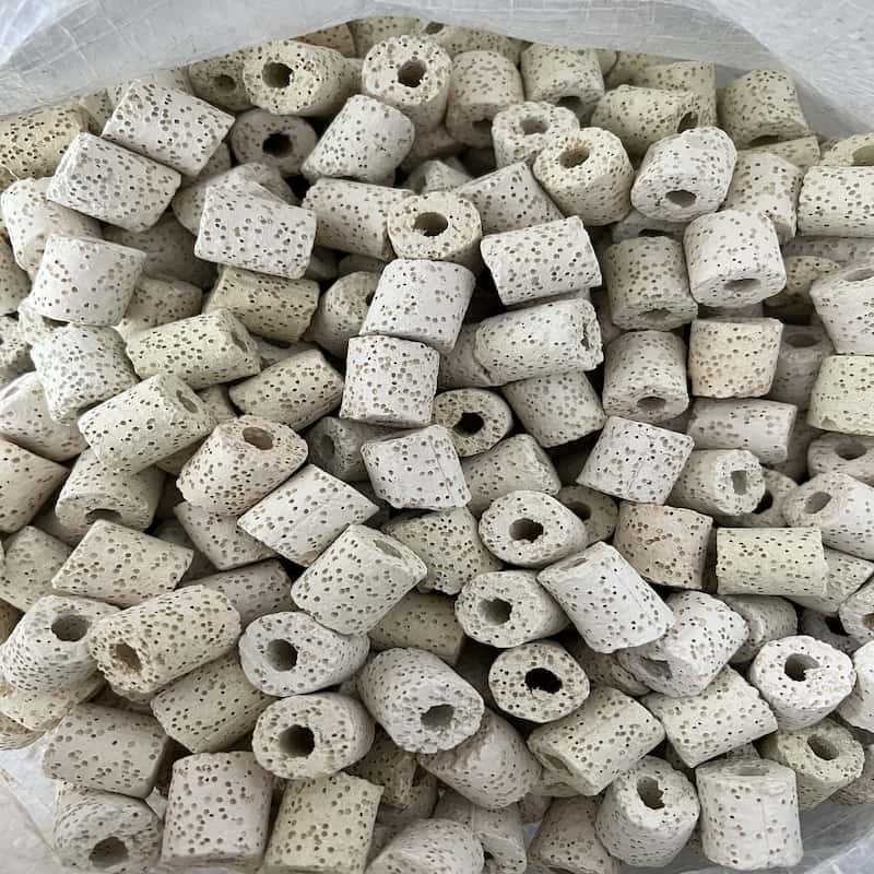 Sứ Lọc Hồ Cá - Sứ trắng - Vật Liệu Lọc