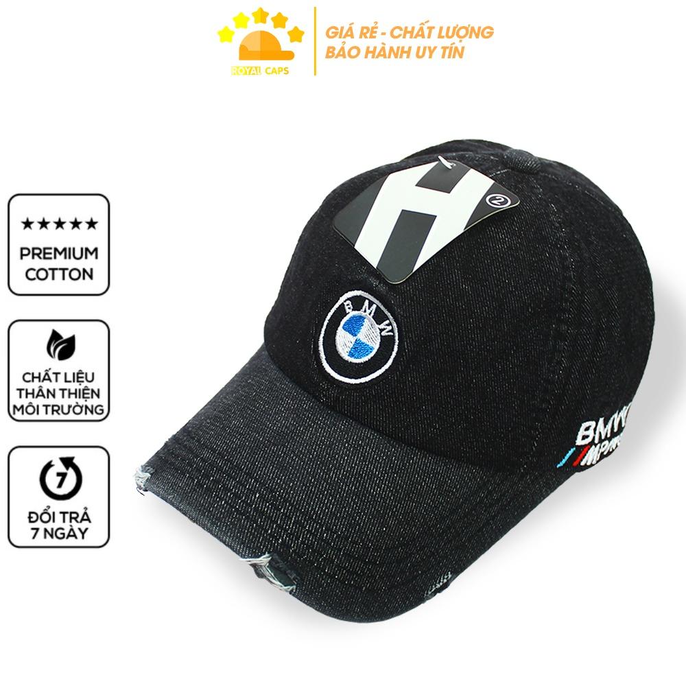 Mũ Lưỡi Trai Nón Lưỡi Trai Nón Kết Nam Nữ Jeans Logo Xe Audi Bmw Mercedes Vải Denim
