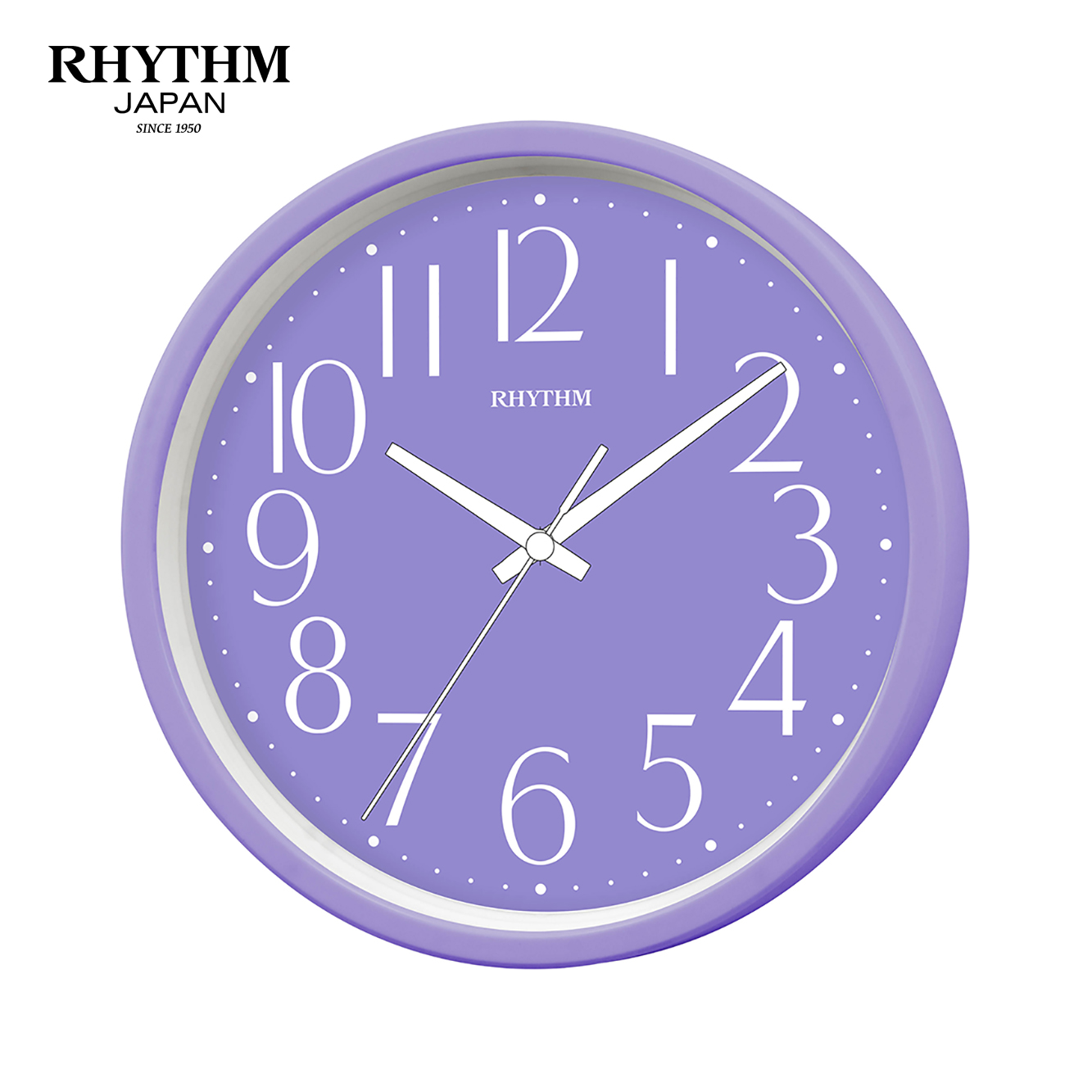 Đồng hồ Rhythm CMG625NR12- Kt 22.3 x 3.8cm, 340g, Vỏ nhựa. Dùng Pin.