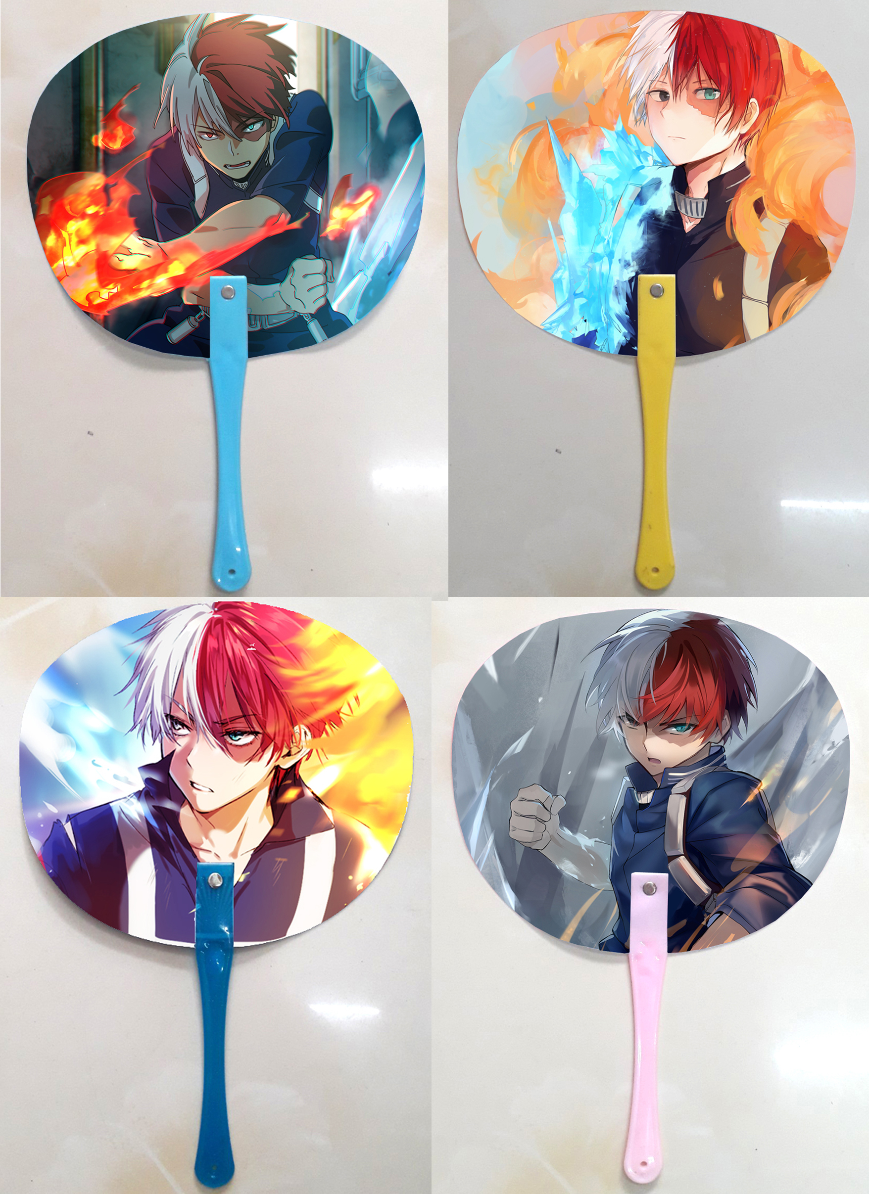 Qụat cầm tay in ảnh 2 mặt khác nhau My Hero Academia