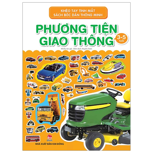 Khéo Tay Tinh Mắt - Sách Bóc Dán Thông Minh: Phương Tiện Giao Thông (Tái Bản 2019)