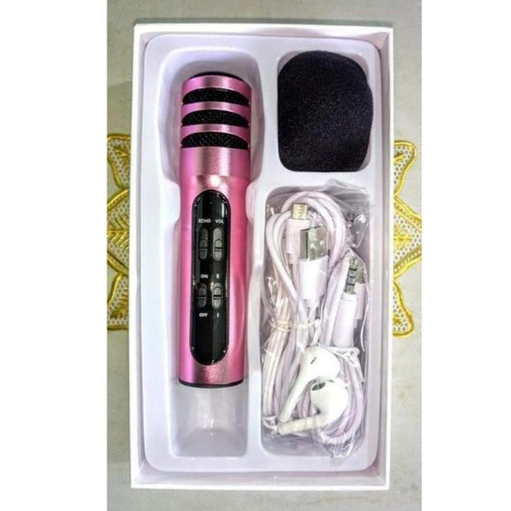 Micro Thu Âm Hát Karaoke Online Livestrem C7 Dùng Được Trên Cả Điện Thoại Và Máy Tính, Với Khả Năng Lọc Âm Tốt Với 2 Lớp Kim Loại