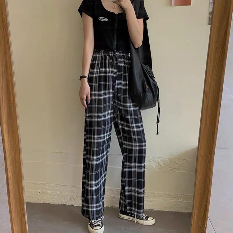 Quần CARO TO Plaid Pants Unisex, quần dài nữ, quần caro, quần baggy