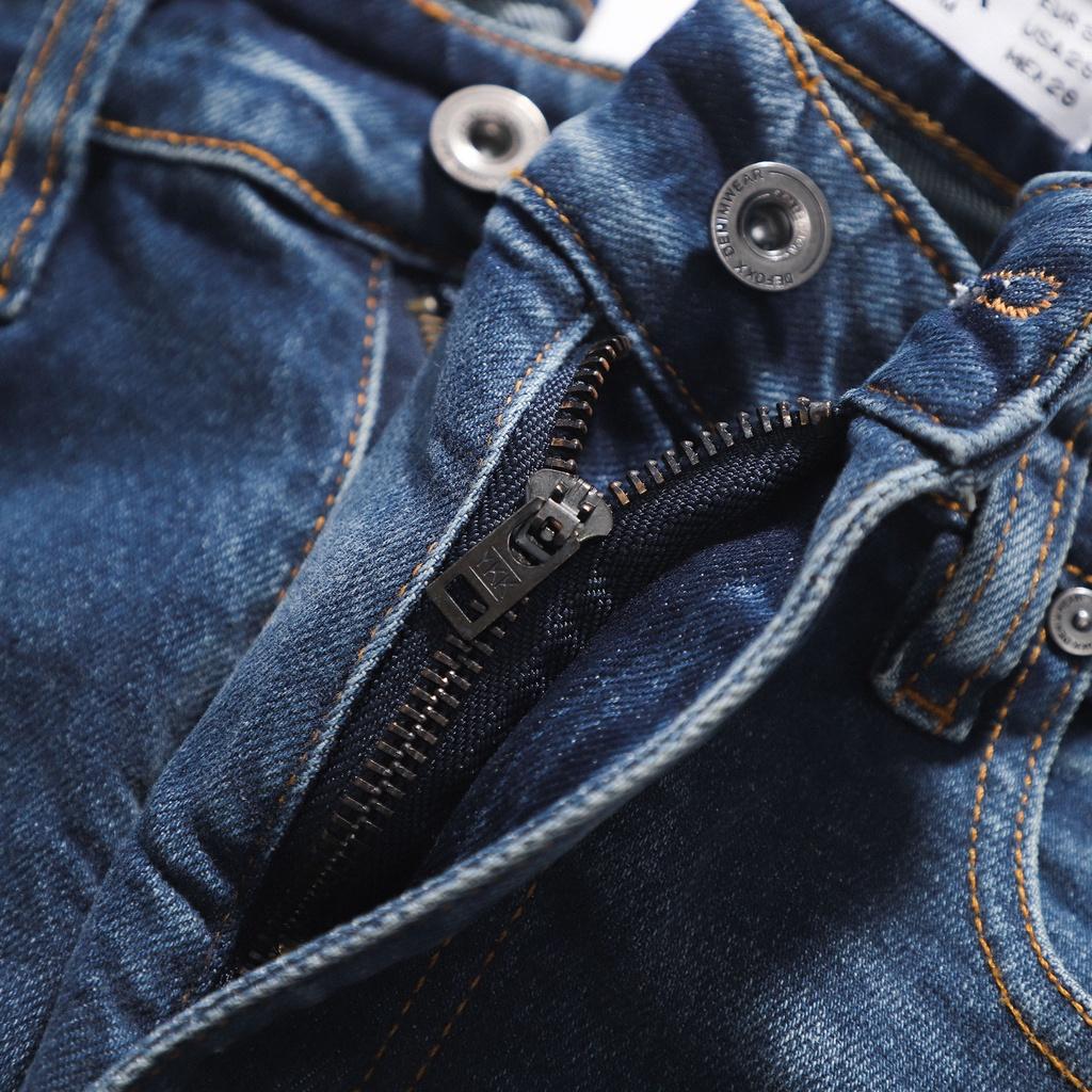 Quần jean Xanh đậm wash form slimfit - Quần jeans nam cao cấp 220544 | LA STORE MENSWEAR