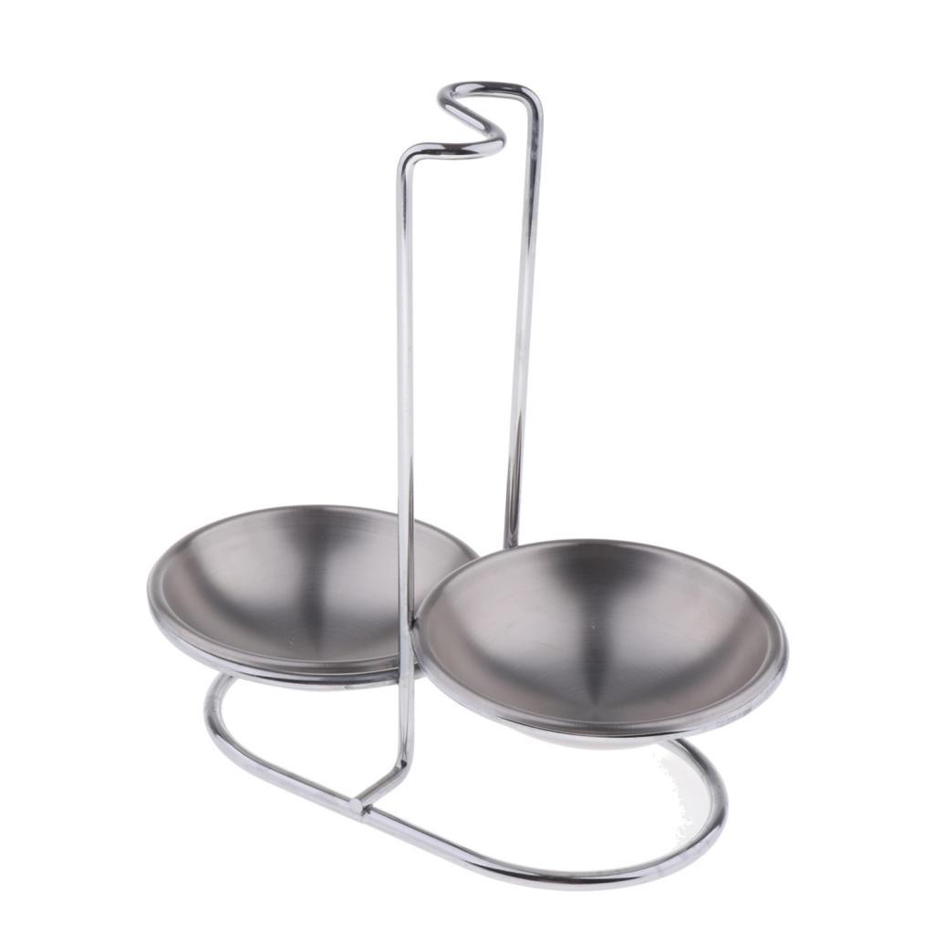16cm&20cm Stainless Steel Skimmer Spider Fry Pasta + Spoon Holder