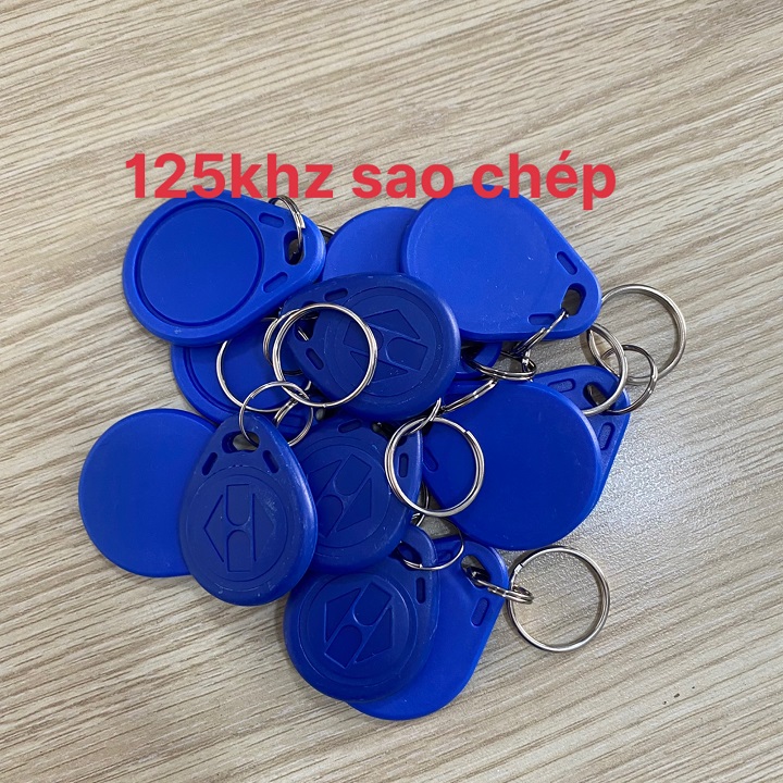 Thẻ Từ RFID 125Khz RFID chip T5577 có thể sao chép được Dạng Móc Khóa Sao Chép Thẻ Thang Máy nhiều màu sắc