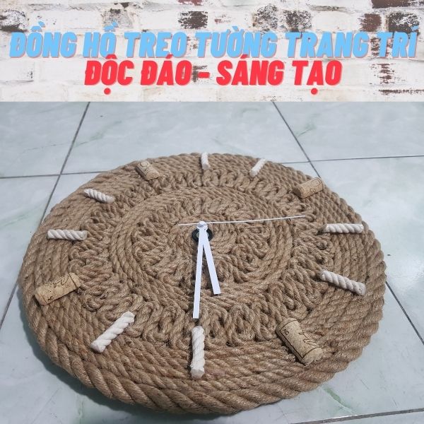 Đồng hồ treo tường trang trí,decor phòng khách độc đáo,Đồng Hồ Treo Tường Gỗ handmade-Thiết kế Đơn Giản,Hiện Đại DHD3801