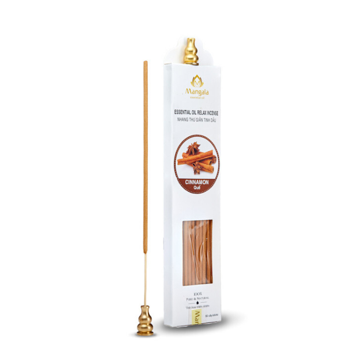 Nhang Tinh Dầu Cao Cấp MANGALA_50 cây Nhang Thiền _100% NGUYÊN LIỆU THIÊN NHIÊN_ HƯƠNG THƠM TỰ NHIÊN THƯ GIÃN
