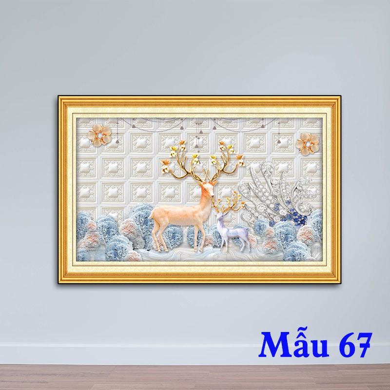 Tranh con hổ - tranh đồng quê - tranh con công đủ loại