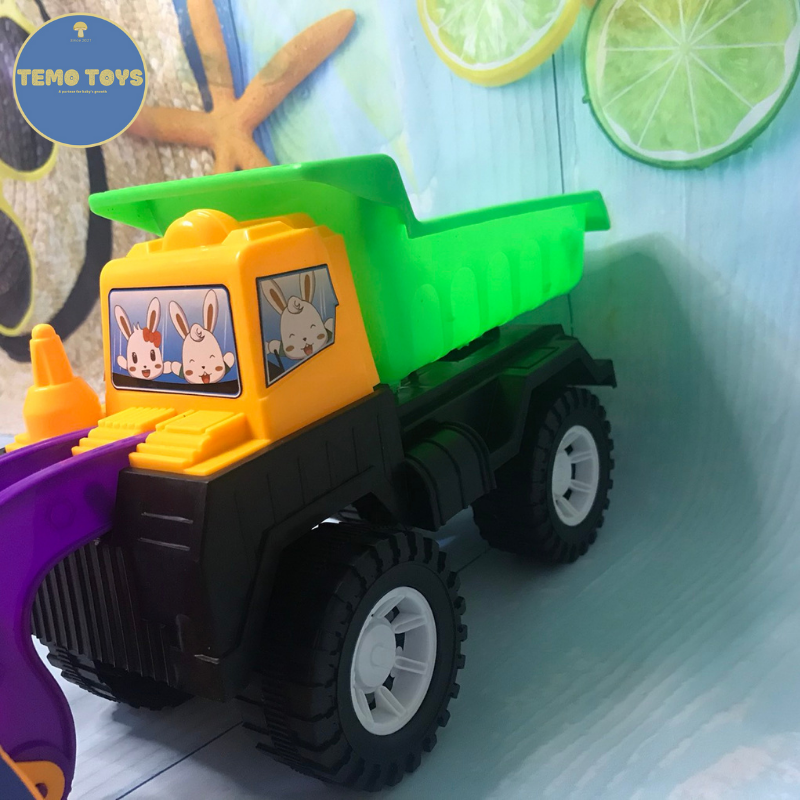 Đồ chơi ô tô xe tải máy xúc xe công trình xây dựng cỡ lớn trẻ em