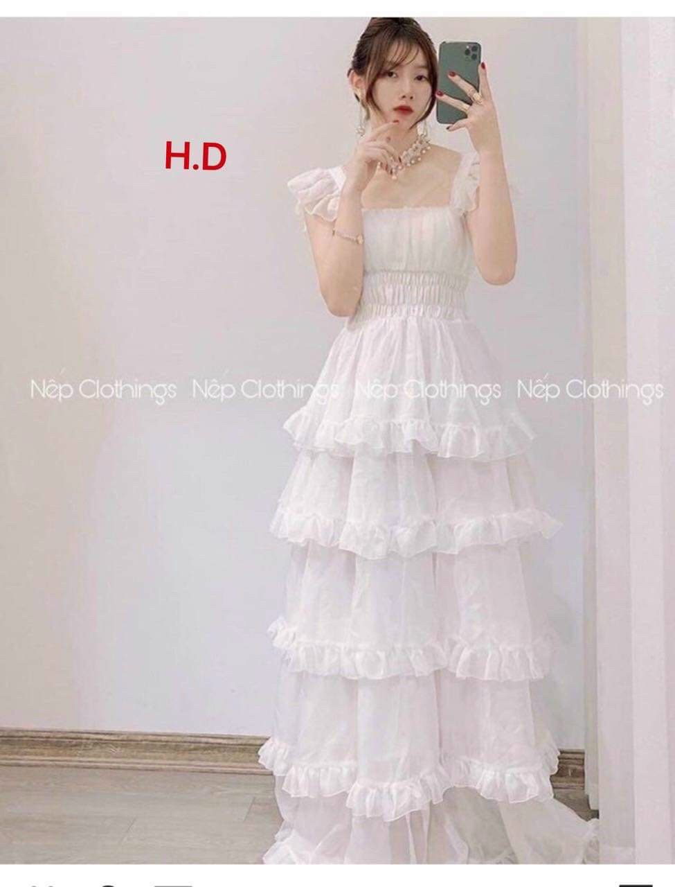 Váy cánh tiên tầng siêu xinh tiểu thư