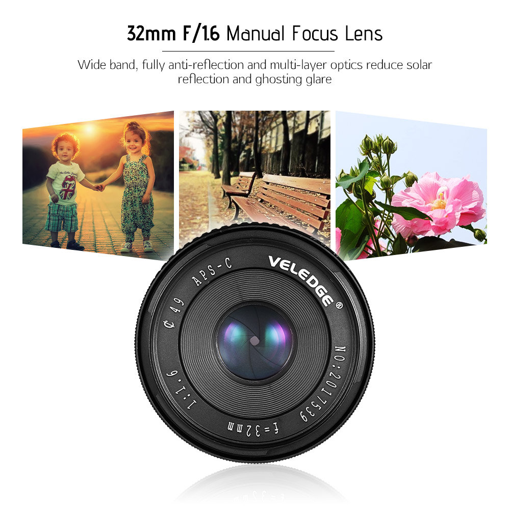 Ống Kính VeLEDge 32mm F1.6