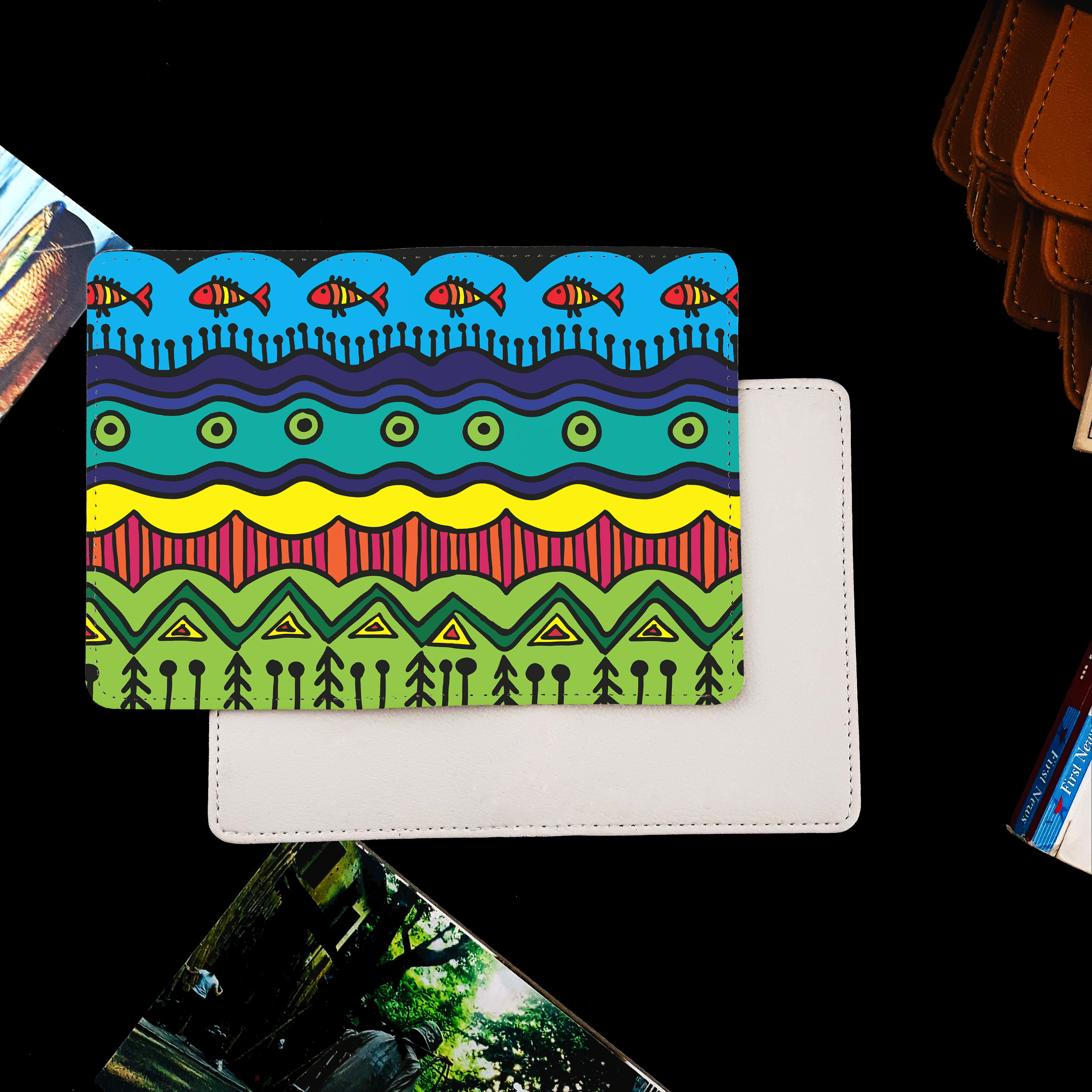 Bao Da Hộ Chiếu Du Lịch Hoạ Tiết Độc Đáo - Ví Đựng Passport Thời Trang - PPT065