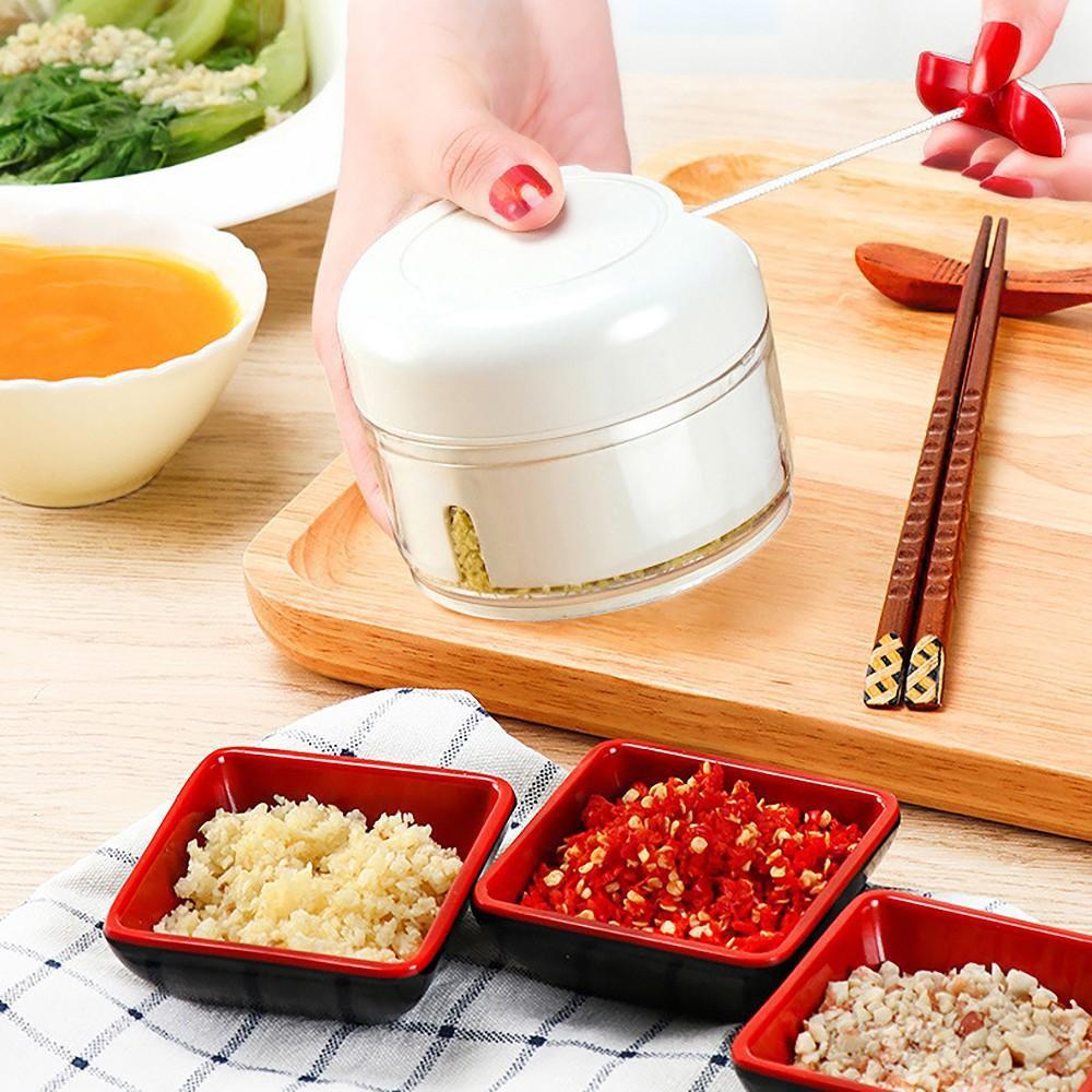 Dụng Cụ Xay Tỏi Ớt --Rút Dây Mẫu Mới - EXTRA