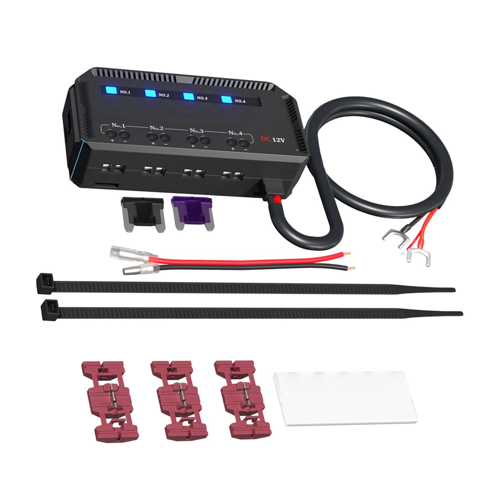 Blade Fuse Box Holder 12V Circuit Fuse Hold for Motorcycle Truck Fuse Holder