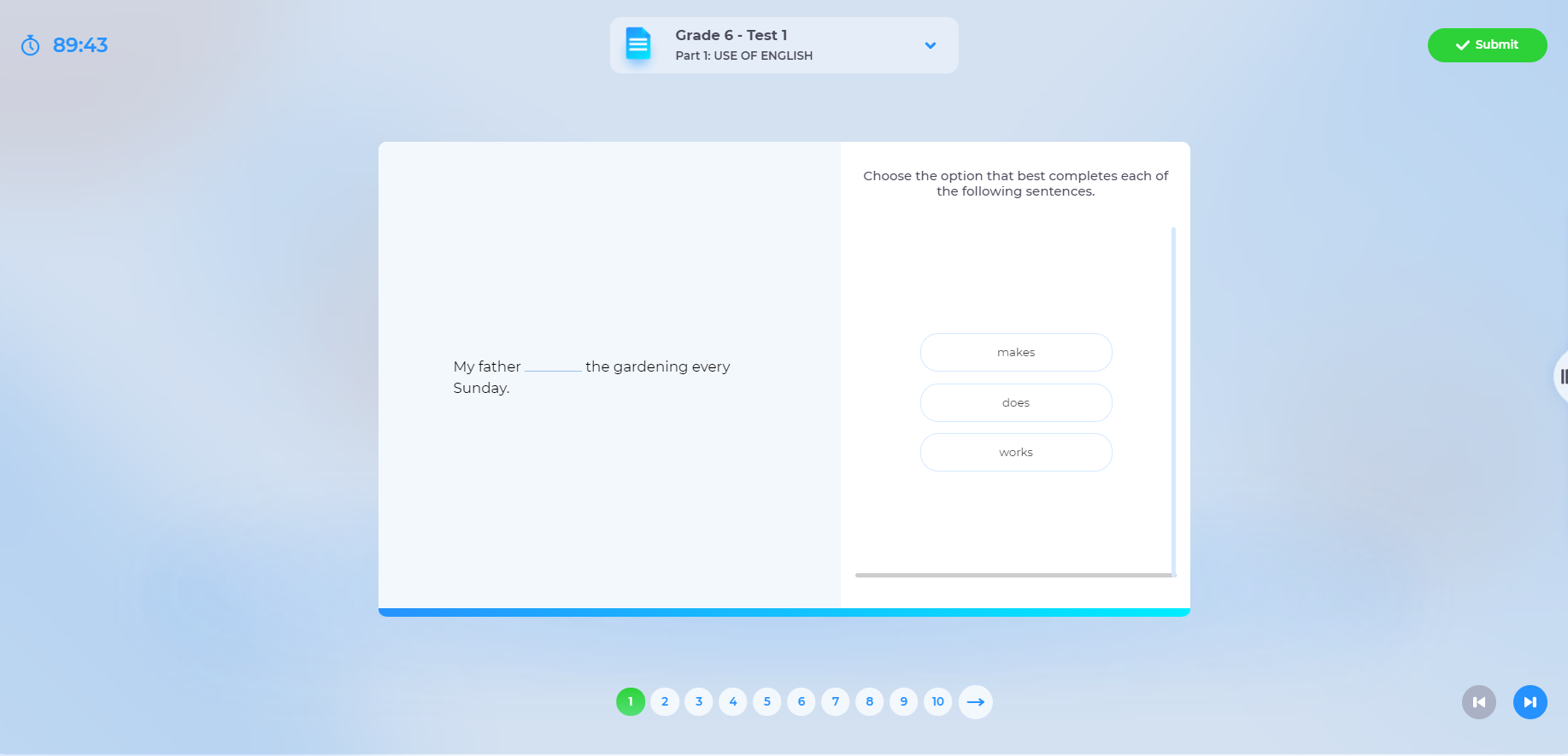Ứng dụng bài kiểm tra Practice Tests 6
