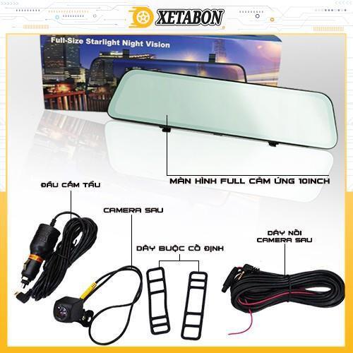 Camera hành trình ô tô X10 XETABON Full HD 1080p quay đêm rõ nét, có cảnh báo va chạm phía trước bảo hành 12 tháng