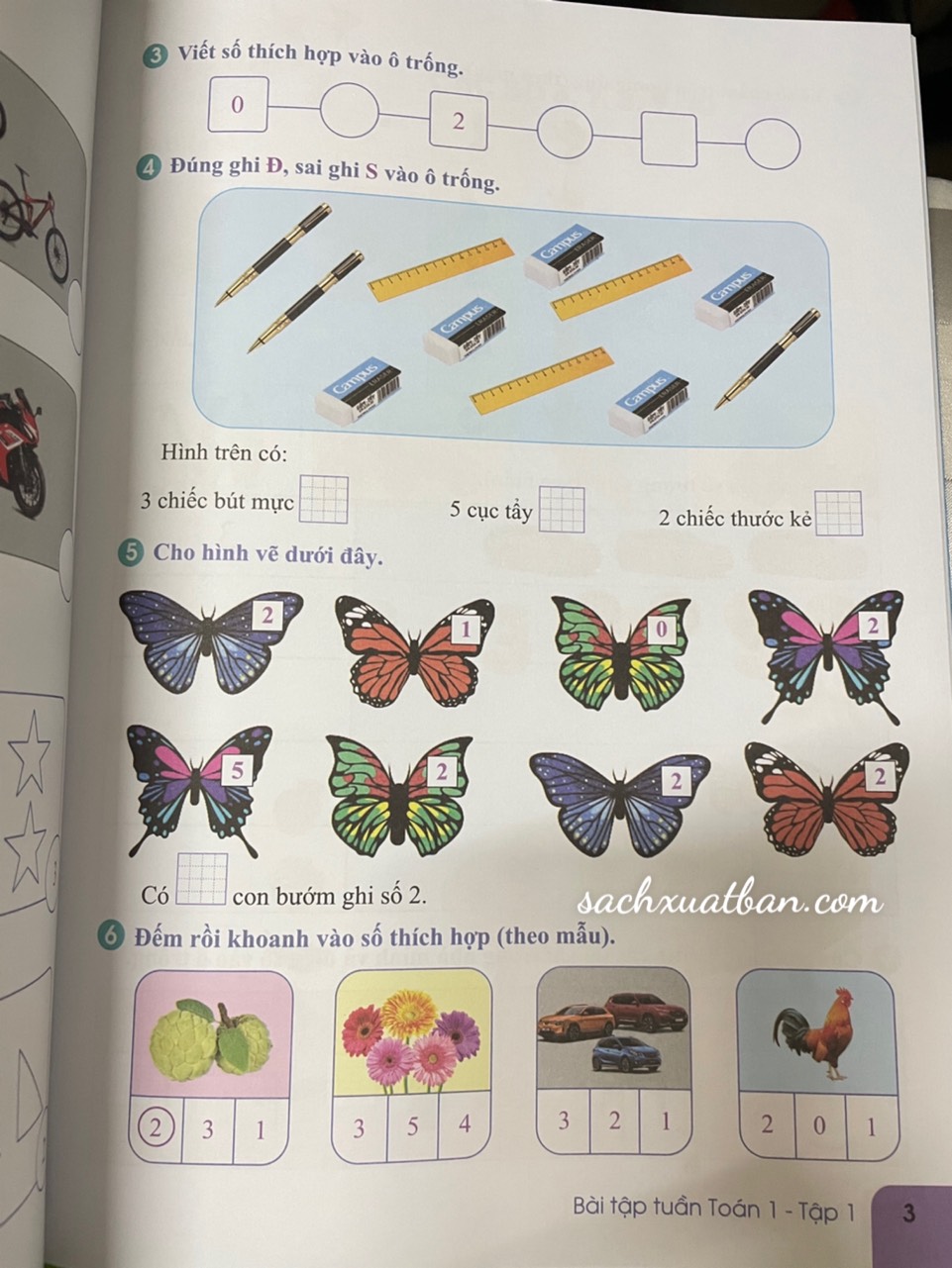 Sách Bài Tập Tuần Toán 1 Tập 1 - Kết Nối - Biên soạn theo chương trình GDPT mới